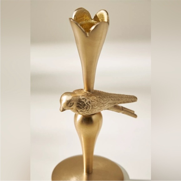 Anthropologie Marizia Sparrow Candle Holders SET OF TWO - Picture 2 of 8